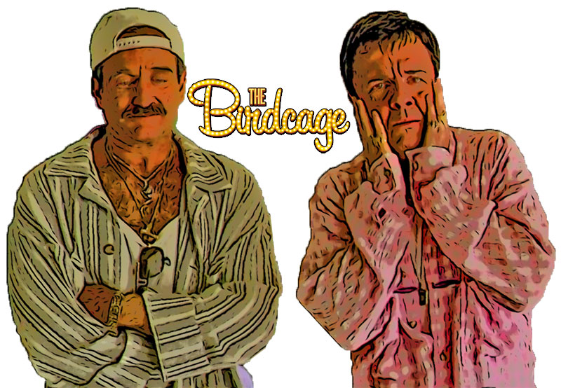 Robin Williams as Armand Goldman and Nathan Lane as Albert
