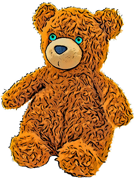 Blue Eyed Teddy Bear