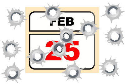 February 25 calendar page
