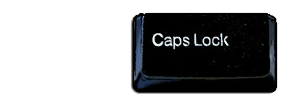Mechanical keyboard black Caps Lock Key