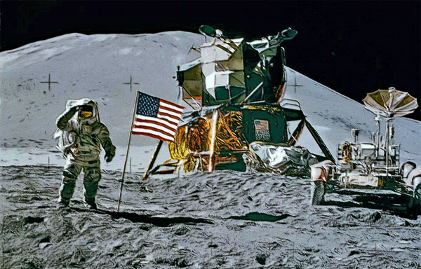 NASA First Moon Landing 1969