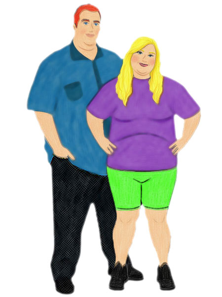 Obese Couple