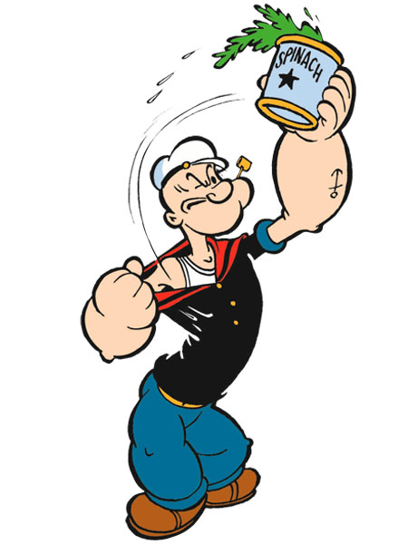Popeye with Spinach