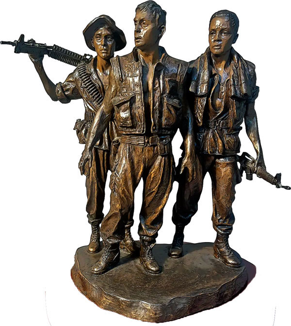 Vietnam Veterans Memorial statue