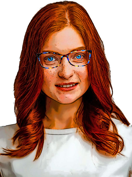 Young Redhead female