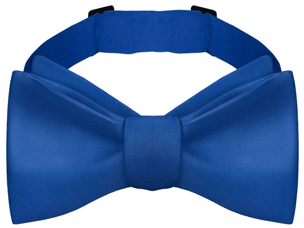 bow tie in blue