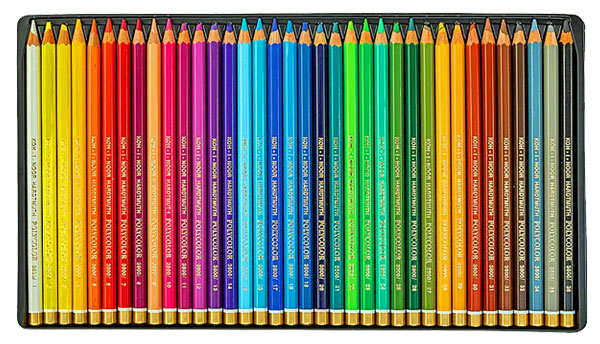 colored pencils