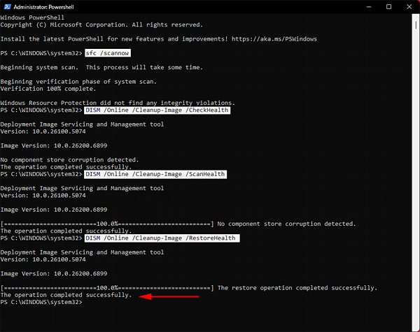 DISM powershell