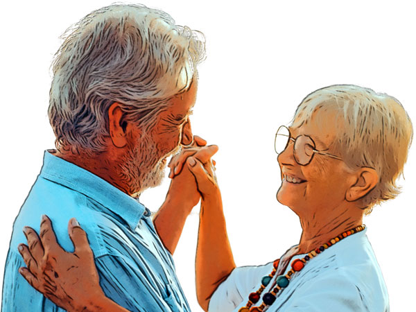 senior citizens dancing